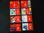 1 Book x 10 1st Greetings Stamps 1997 mint still valid FACE VALUE £18, POST FREE
