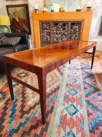 Vintage Mid Century Rosewood Coffee Table Scandinavian Danish Style 