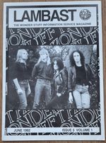 Lambast The Wonder Stuff Information Service Magazine June 1992 Booklet