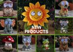 Blinkin Solar Powered Bright Fun Winking Garden Ornaments Outdoor Decor