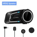 FX7 Motorcycle Intercom Bluetooth Helmet Headset 10 Riders 2000m Communication