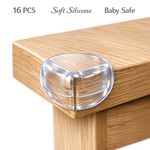 16x Baby Corner Protectors Soft Round Table Corner Guards Child Safety Edge Cush