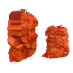 Strong Woven Log Bags for Wood Kindling Mesh Net Sacks Firewood Multi-Pack