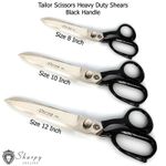 NEW PRO SCISSORS 8,10,12" INCH HEAVY DUTY UPHOLSTERY SHEAR TAILOR SCISSORS UK