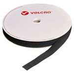 20MM VELCRO® BRAND BLACK HOOK OR LOOP OR BOTH TAPE METRES STICKY SELF ADHESIVE
