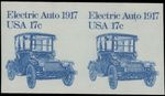 1981, USA ELECTRIC CAR, HORIZ IMPERFORATE PAIR OF COIL STAMPS, NH, SC.#1906b