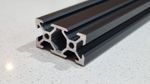 2040 V Slot Aluminium Extrusion Profile Black 1m Lengths