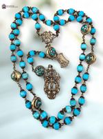 Joan of Arc Archangel Michael Premium White Bronze Rosary | Heirloom | Howlite