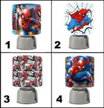 SPIDERMAN SPIDEY  TOUCH TABLE BEDSIDE LAMP KIDS ROOM CHOOSE FROM 4 DESIGNS