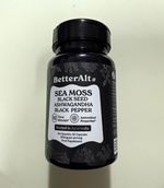 BetterAlt Sea Moss + Black Seed + Ashwagandha + Black Pepper 60 Caps 890mg
