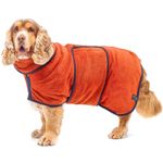 Lucky Paws® UK Dog Drying Coat - Luxurious Double Layer Dog Towel Robe - Dry You