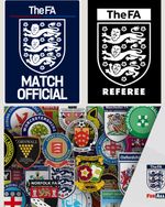 Referee Badge - The FA and County FA's - Iron On Yourself - Bestseller (2K+Sold)