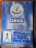 1995 FA Cup Final Everton V Manchester United Football Match Programme Signed