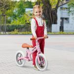 12" Kids Balance Bike Training Bicycle Adjustable Seat EVA Tyre 2-5 Years Pink