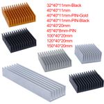 Width 40mm Aluminium Heatsink Anodized Heat Sink Radiator Cooler PIN STYLE ALL