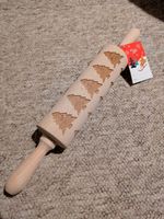 TALA Christmas Tree Wooden Rolling Pin, New With Gift Tag