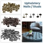 Decorative Upholstery Nails Tacks Studs Pins in 3 Colour Finishes for Furniture