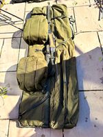 Daiwa TS20B Green Nylon 3 Rod Holdall Case Shoulder Strap External Pockets