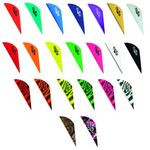 BOHNING ARCHERY, 2" BLAZER VANES, SOLD IN PACKS OF 100!