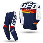 UFO Motocross Kit Horizon Blue Multi Jersey Pants Combo Off Road MX Kit