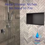 Shower Niche, Shower Niche Stainless Steel, Easy install, No Tiling required