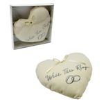 Amore Wedding  Ring Pillow Cushion  "With this ring"