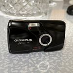 Olympus MJU II 35mm Camera – 35mm f/2.8 Lens - BATTERY LID SLIGHTLY BROKEN