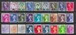 GB 1958 - 1984 QE II Regional Machin Def. - Scotland 27 x Values Used