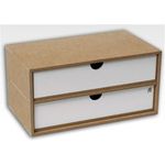 Hobbyzone 2 Drawers Module Crafts Workshop Modular System for Art Tools etc