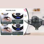 1 Set Replacement Funnel And Cover For Baby Brezza For Baby Formula Dispenser