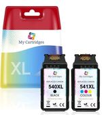 REFILLED Canon PG-540XL Black + CL-541XL Colour Ink Cartridges FREE UK DELIVERY!
