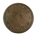 1846 Ireland Monaghan Mill Street farthing token Francis Adams miller - W# 6670