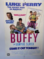 Buffy The Vampire Slayer. Luke Perry. Original UK Video Shop Poster.