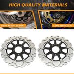Front Brake Discs For GSXR 600 SRAD 97-00 GSXR 750 SRAD 96-99 TL 1000 R 98-02 03