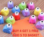 Mini Paper Cut Punch Scrapbook Craft Cutter Stencil Handheld Making Hole UK