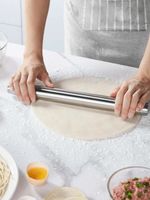 Stainless Steel Rolling Pin, Baking Tool, Non-Stick Dough Roller For Baking
