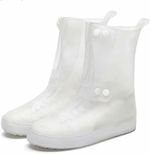 Waterproof Boot and Shoe Cover Reusable Non Slip Rain Snow Overshoe Foldable 