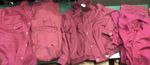Work Wear Jackets And Trousers Job Lot Burgundy Workshop Uniform Veltuff Used XL