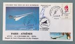 CONCORDE Flight For Olympic Games / PARIS ATHENES 1991 Signature Envelope