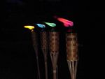 67 x Colour Tiki Torch Insert Outdoor Garden Citronella Flame Lamp Burner