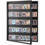 35 Graded Sports Card Display Case 24.3 x 30.5 x 2.1 in 98% UV Protection