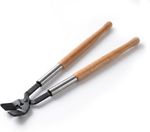 Heavy-Duty Animal Hoof Trimmer w/ 29" Wood Handle & 5" Cutting Head, 34" Total