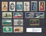 1967 US Commemorative Year Stamp Set #1323-1337 MINT NH