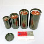 Electric motor start capacitors 50uf to 408uf mfd 250vac with spade terminals 