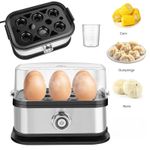 Electric Egg Boiler Stainless Steel Egg Cooker Poacher Streamer Fits Eggs