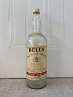 Rare embossed Bells 4.5L Whiskey bottle  with screw cap.