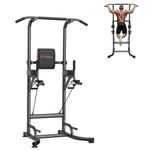 Power Tower Dip Station Pull Up Bar Multi-Function Push Up Equipment Home Gym A+