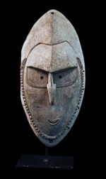 Masque d'ancêtre, spirit mask, Sepik, oceanic art, tribal, sculpture, 51 cm