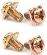 Amplifier Amp Mounting Screws M4 Thread Car Audio X4 Set