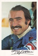 Original Ferrari Clay Regazzoni Publicity Photo 1970s F1 Agip Goodyear
